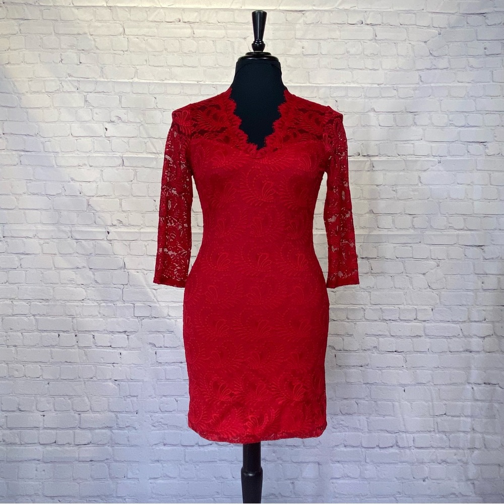 Red Lace Dress